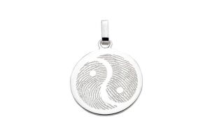 Yin Yang pendant, flat