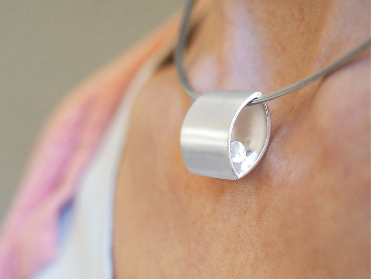 Schmuckanhänger Navette