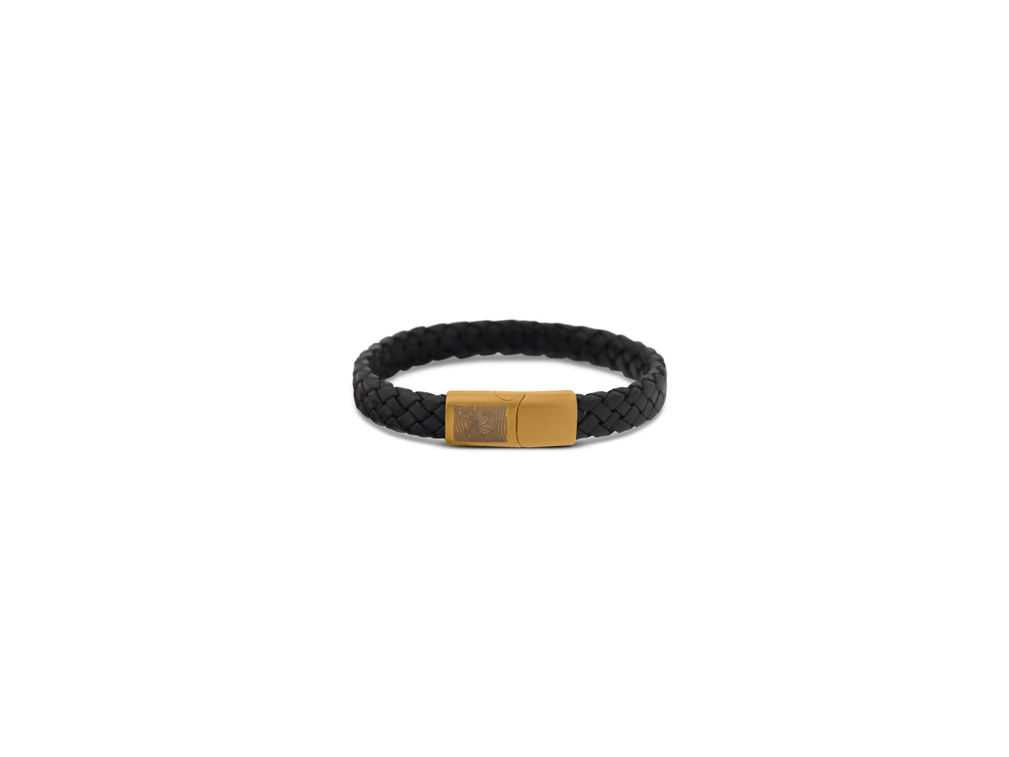 Lederarmband schmal geflochten