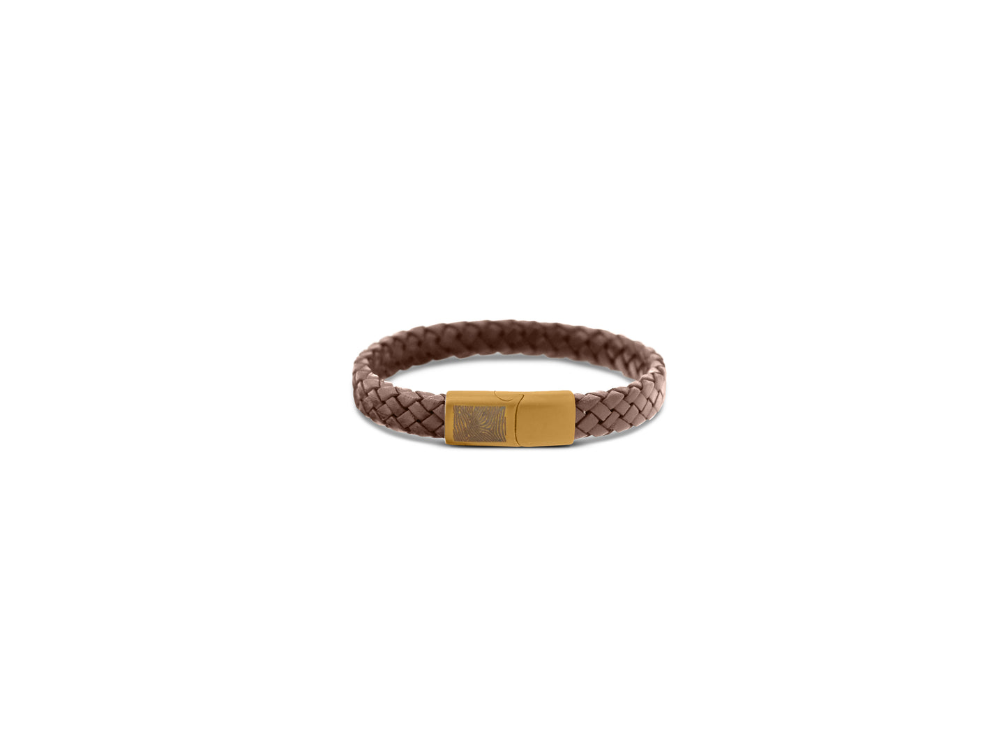 Lederarmband schmal geflochten