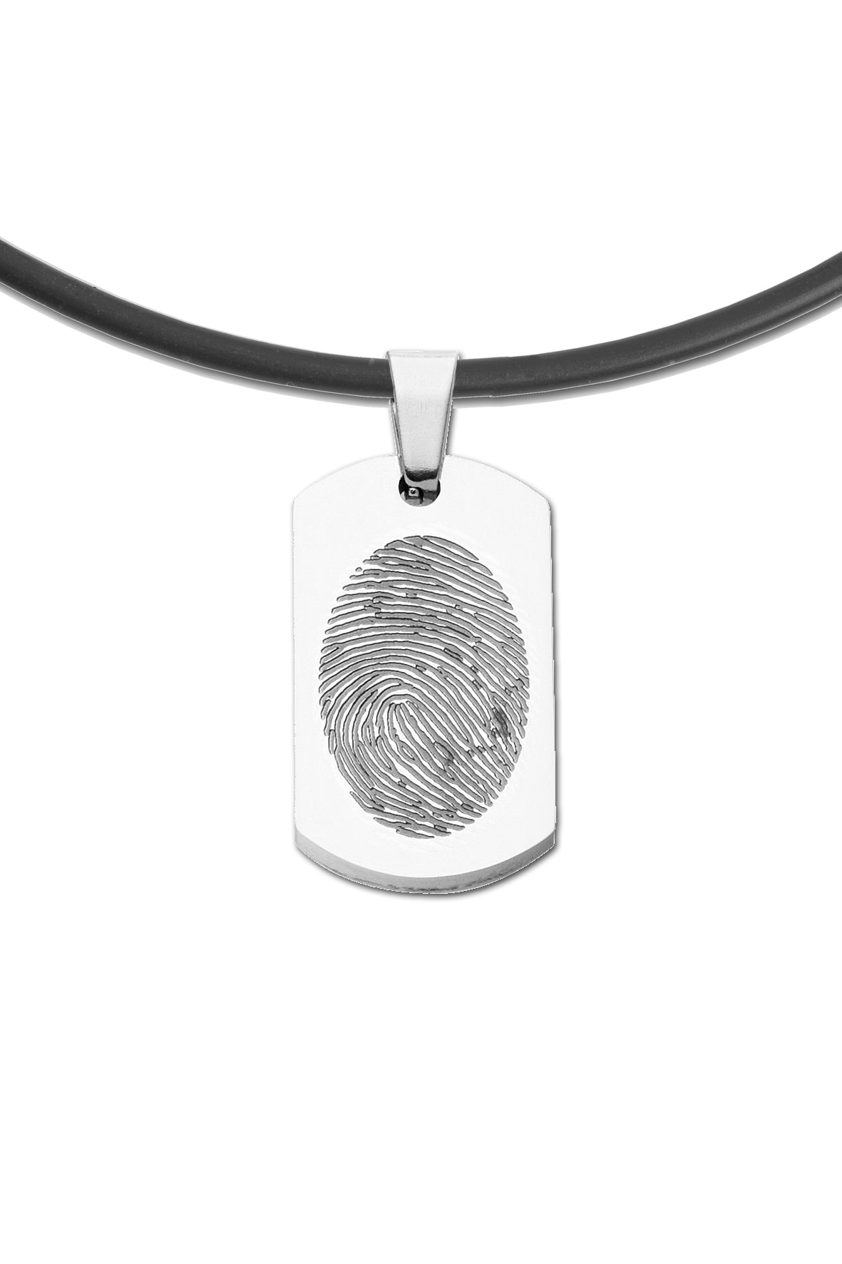 Schmuckanhänger Edelstahlplakette klein