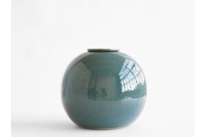 DIONA – handgemaakte urn in groen & blauw keramiek