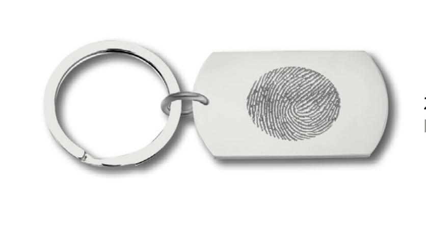 Schlüsselanhänger Edelstahl Dogtag