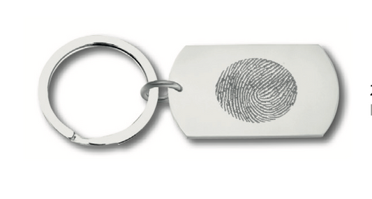Schlüsselanhänger Edelstahl Dogtag