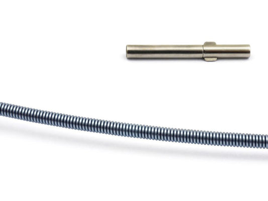 Edelstahlcollier einrangig - mit Farbe