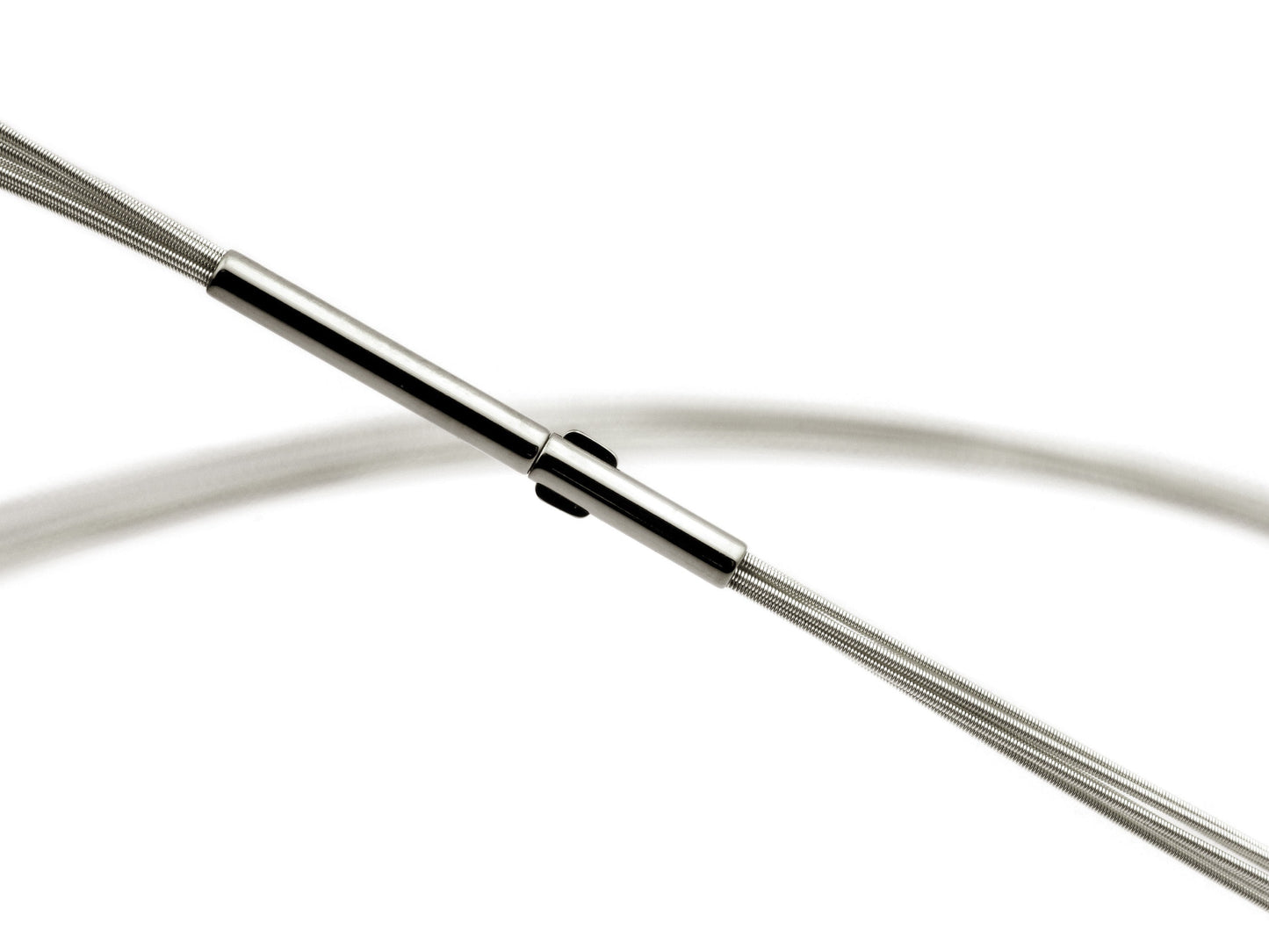 Edelstahlcollier 7-rangig