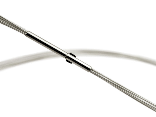 Edelstahlcollier 7-rangig