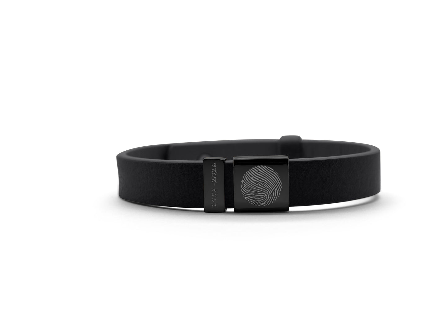 Lederarmband mit 2x Edelstahlcharms