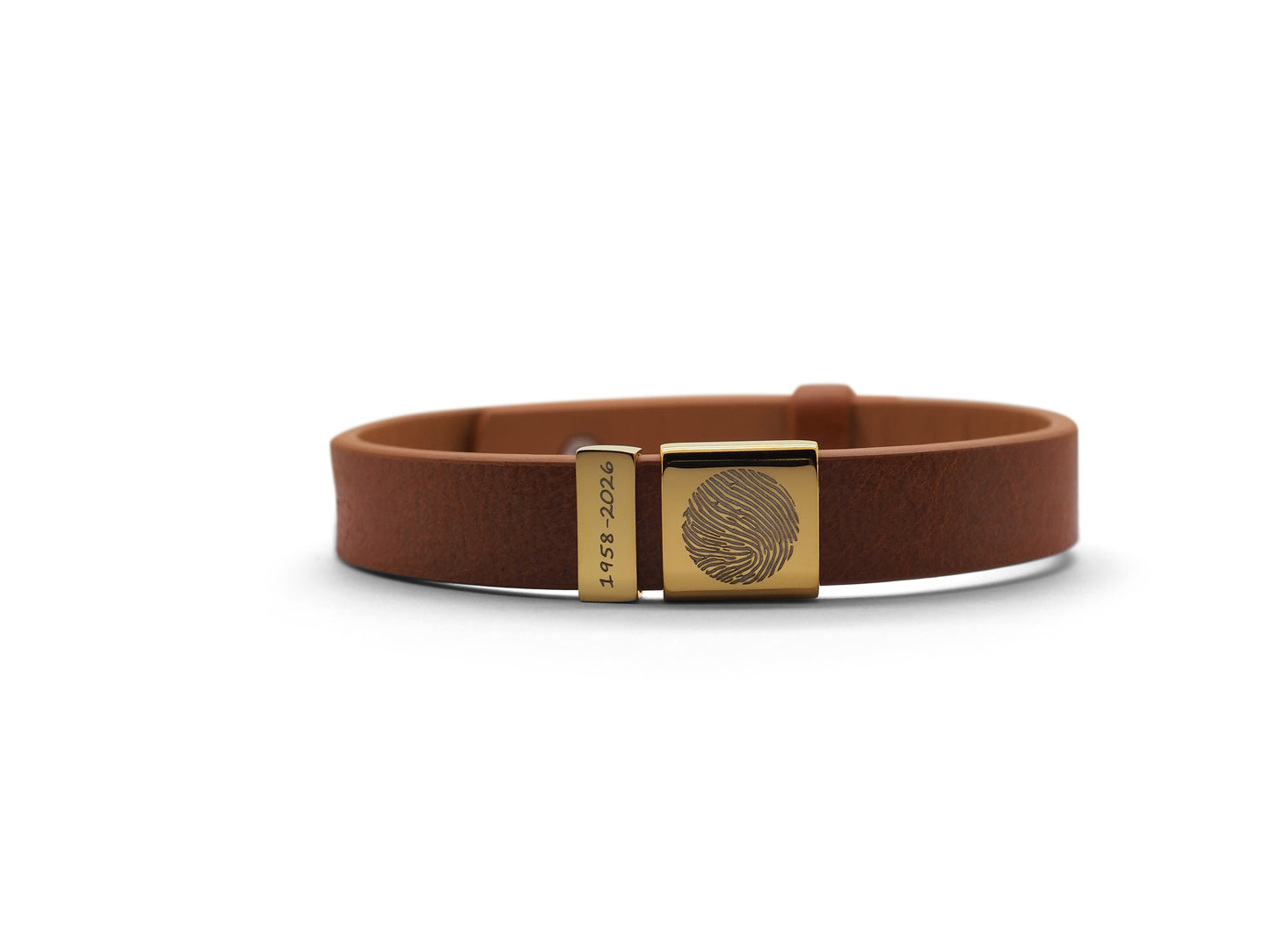 Lederarmband mit 2x Edelstahlcharms