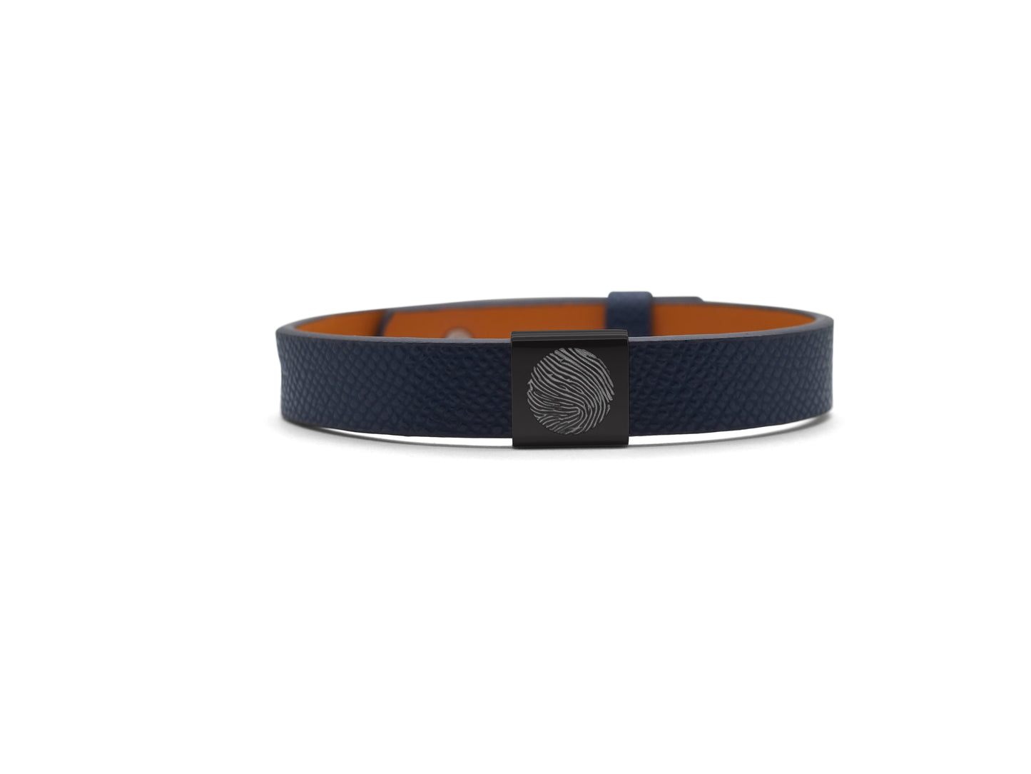 Lederarmband mit Edelstahlcharm