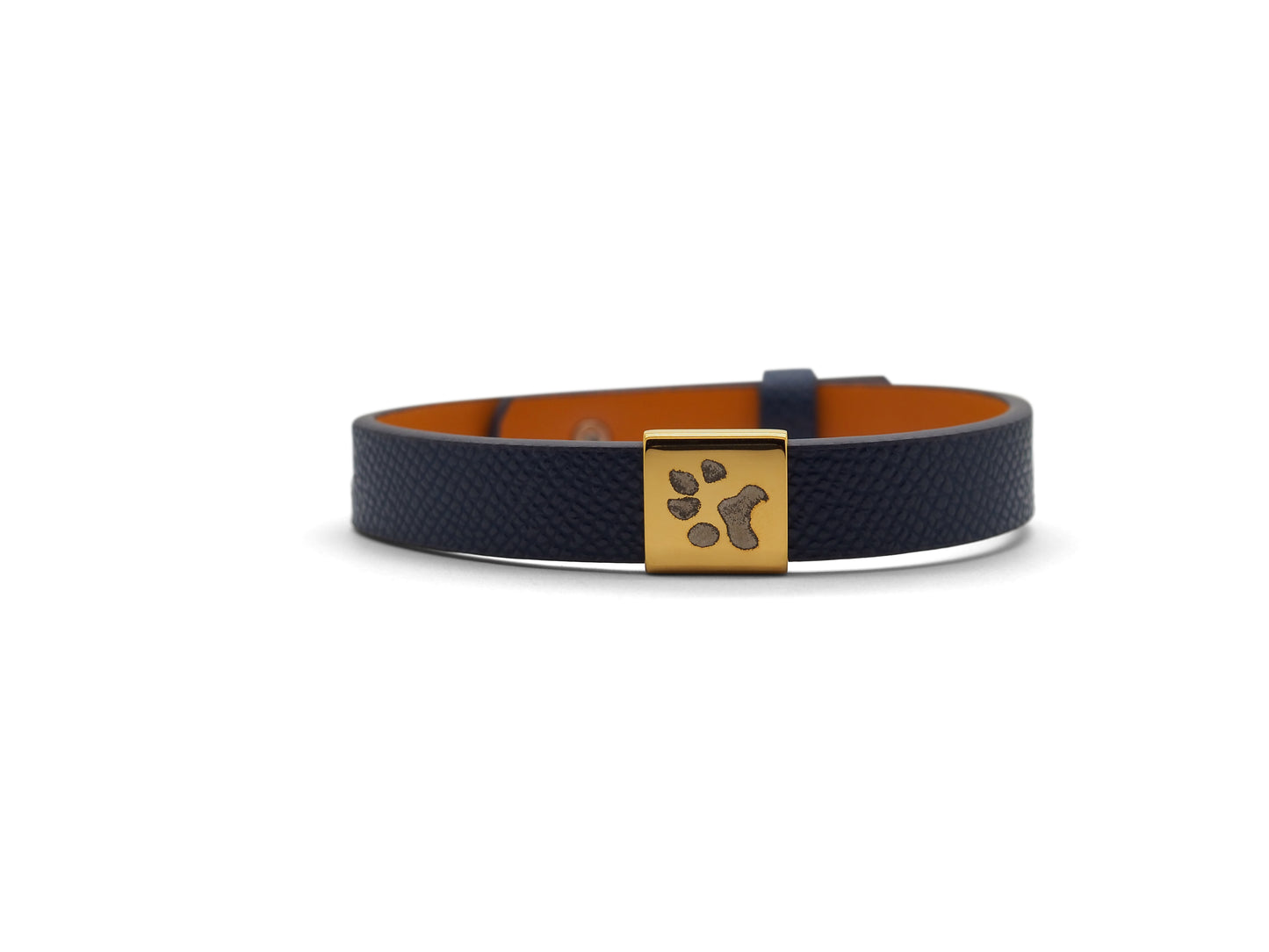 Lederarmband mit Edelstahlcharm