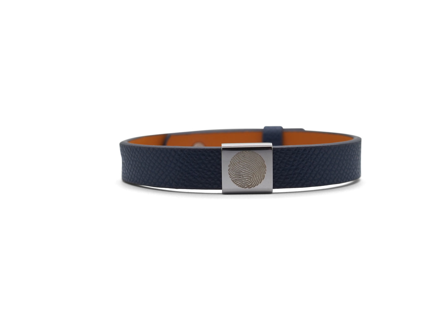 Lederarmband mit Edelstahlcharm