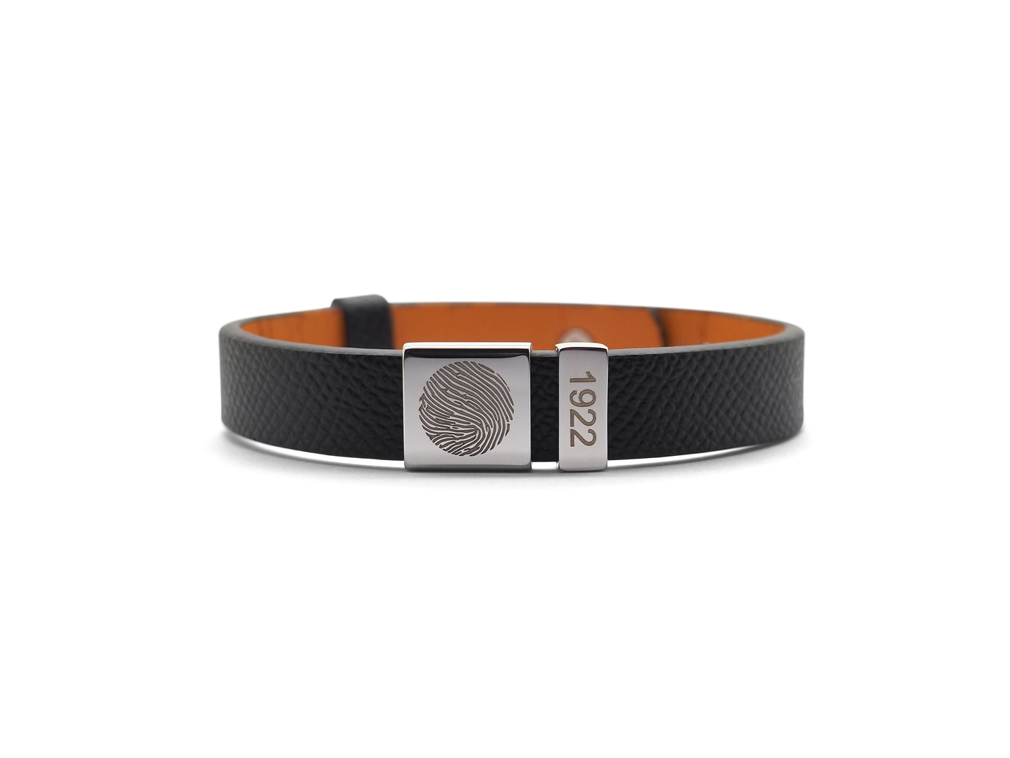 Lederarmband mit 2x Edelstahlcharms
