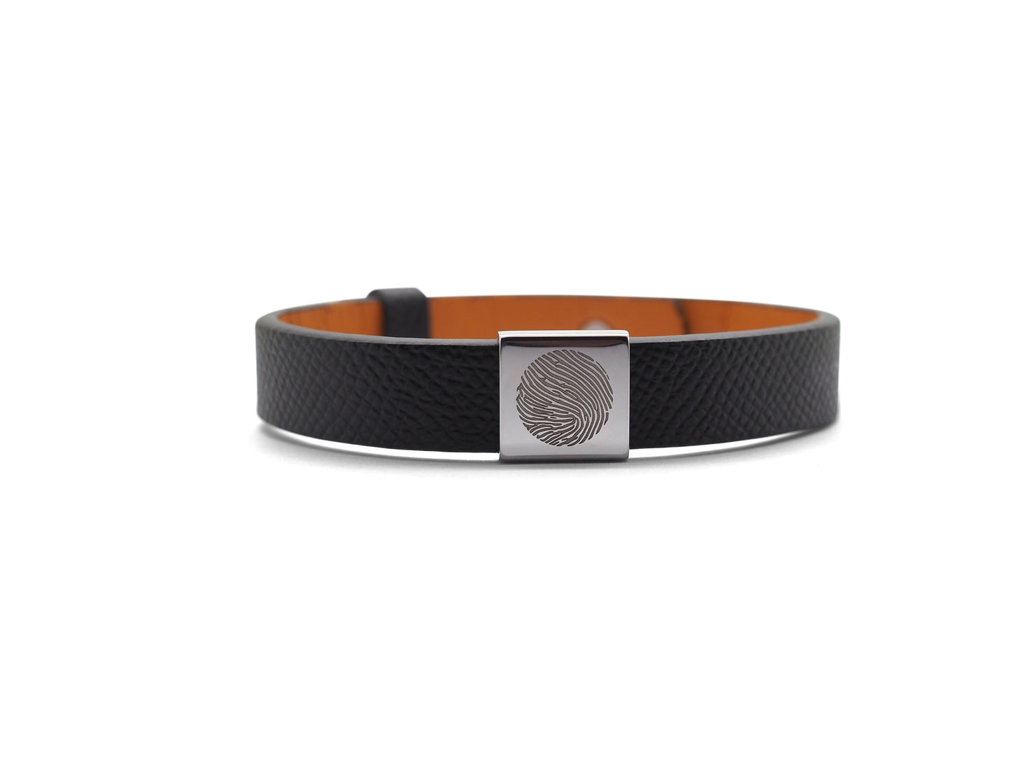 Lederarmband mit Edelstahlcharm