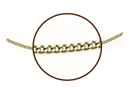 Panzerkette 585/- Gelbgold